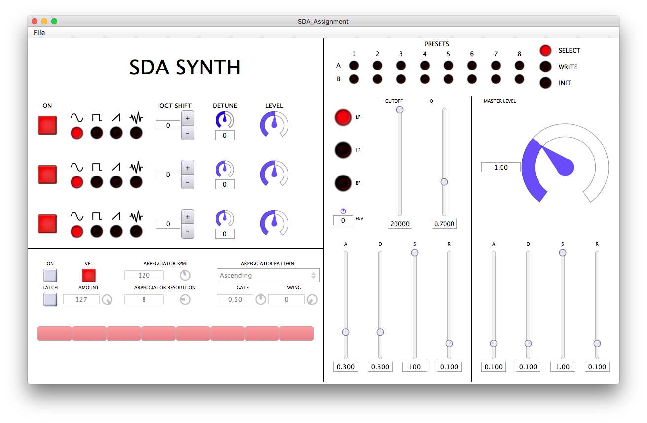 Synth GUI